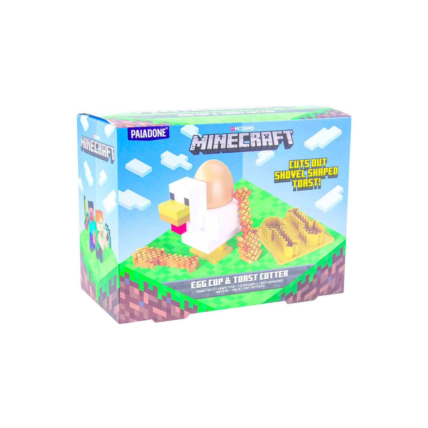 MINECRAFT Egg Cup + Toast Cutter