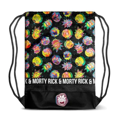 rick_and_morty_colored_rick_and_morty_gymm_bag Rick & Morty - Color Splash Gym Bag