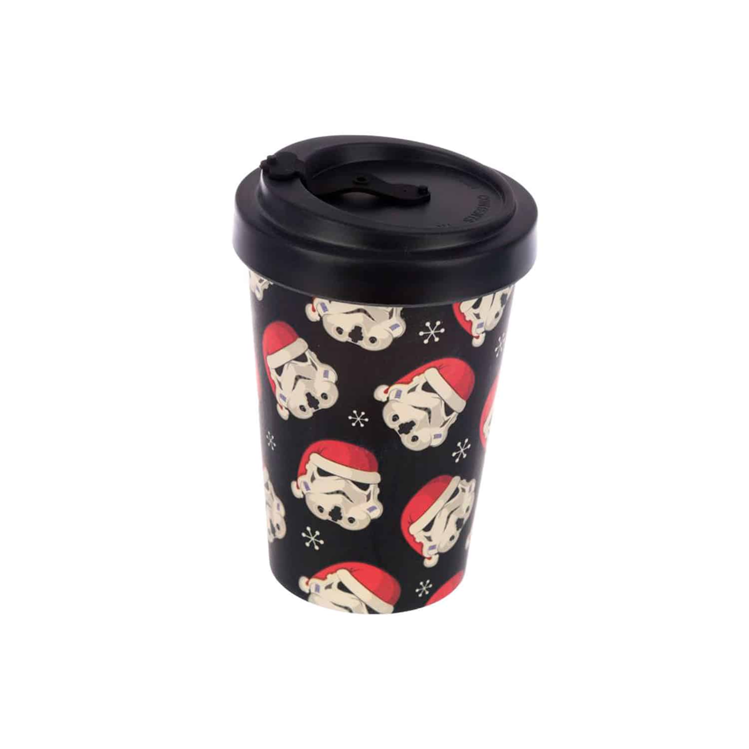 Star Wars - Stormtrooper Helmets Christmas Bamboo Travel Mug
