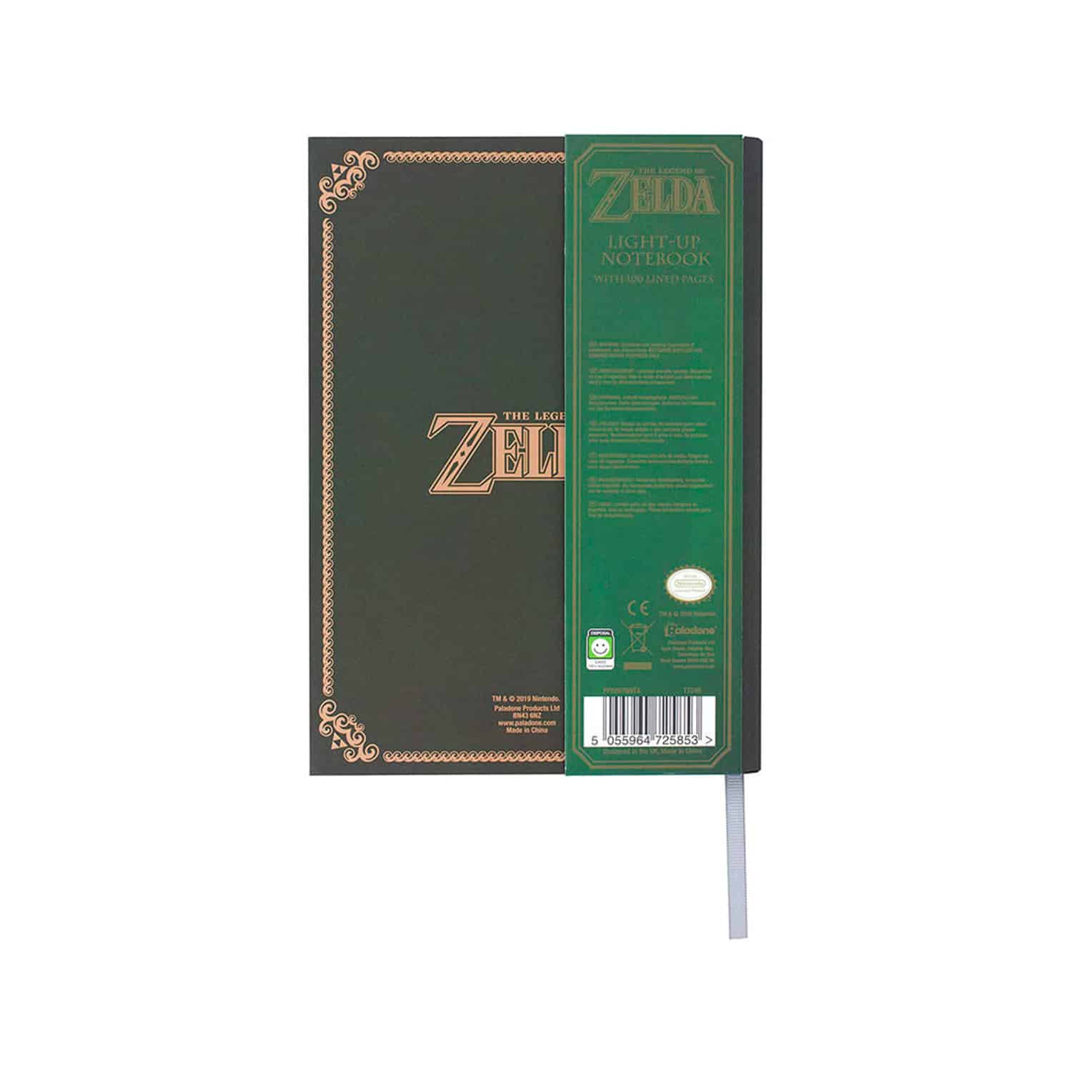 The Legend of Zelda - Backlit Triforce Notebook