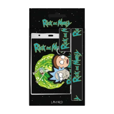 Rick & Morty – Lanyard with Rubber Keychain