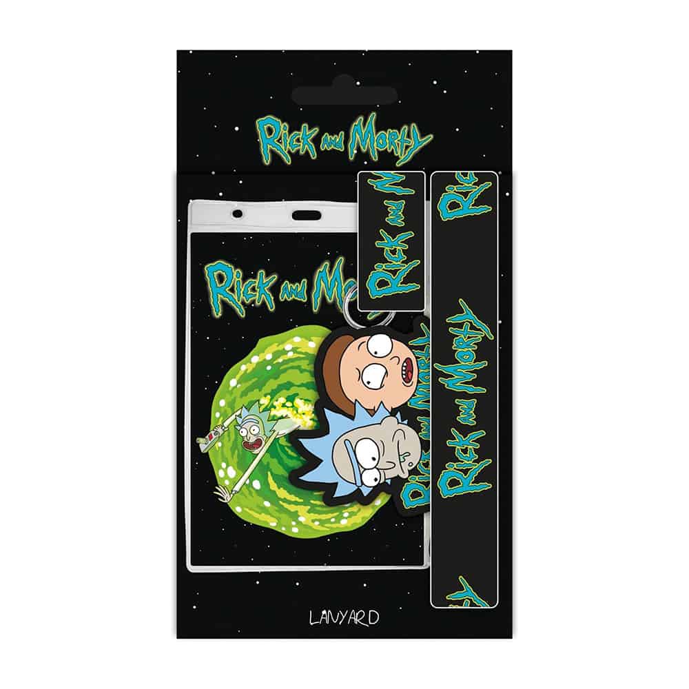RICK AND MORTY LANYARD WITH RUBBER KEYCHAIN RICK & MORTY_0004_s-l1600