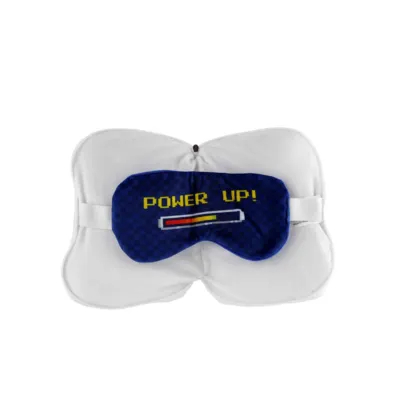 Relaxeazzz Game Over Handheld Console Travel Pillow & Eye Mask
