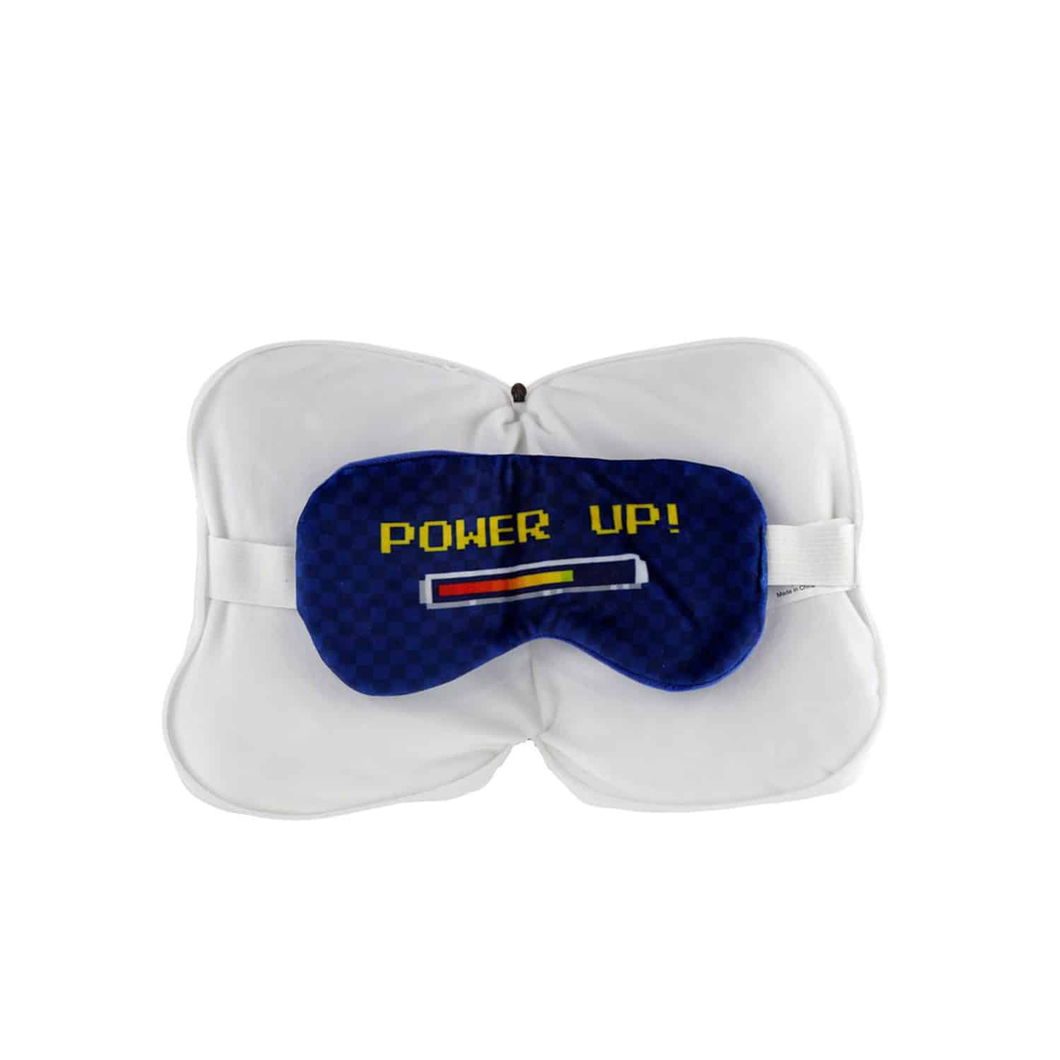Relaxeazzz Game Over Handheld Console Travel Pillow & Eye Mask