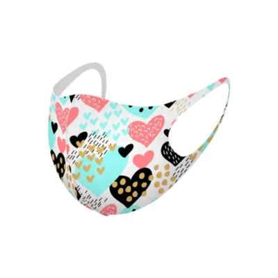 Hearts Reusable Mask M