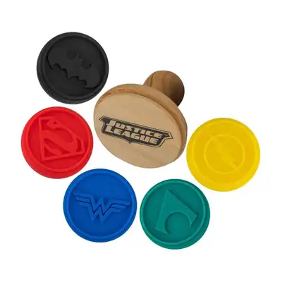 Justice League - Cookie Stamp Logos