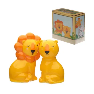 Zooniverse Lion Ceramic Salt and Pepper Set