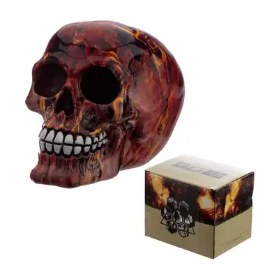 Marble Flame Effect Skull
