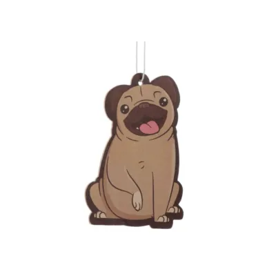 Mopps Pug Vanilla Air Freshener