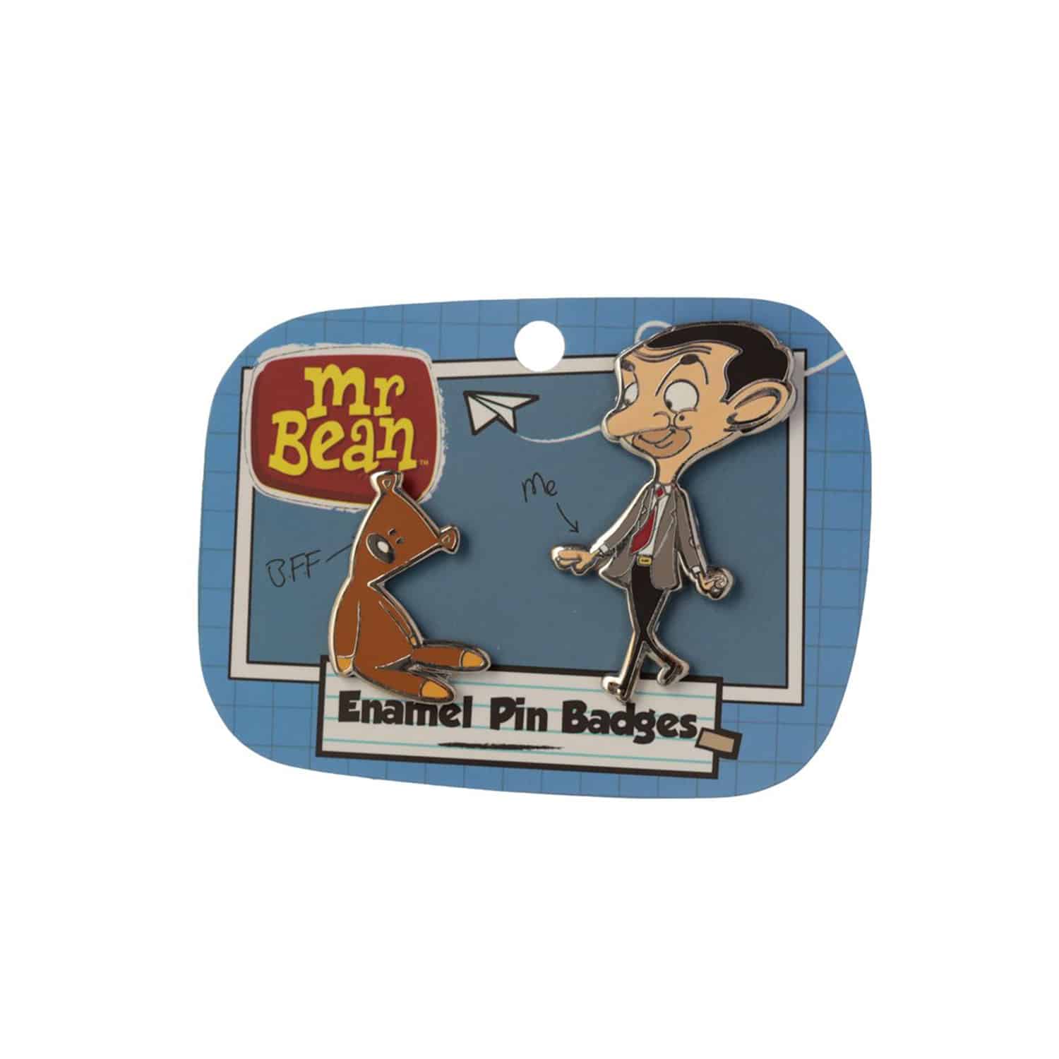 Mr. Bean - Enamel Pin Badges Set of 2