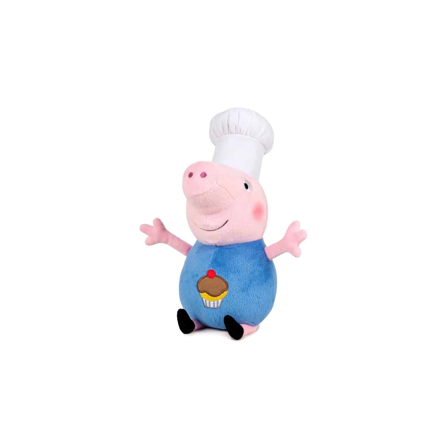 Hello Baby Peppa Pig & George Pig Soft Stuffed Toy - 19 cm (Red, Blue) - 19  cm - 19 cm - Peppa Pig & George Pig Soft Stuffed Toy - 19