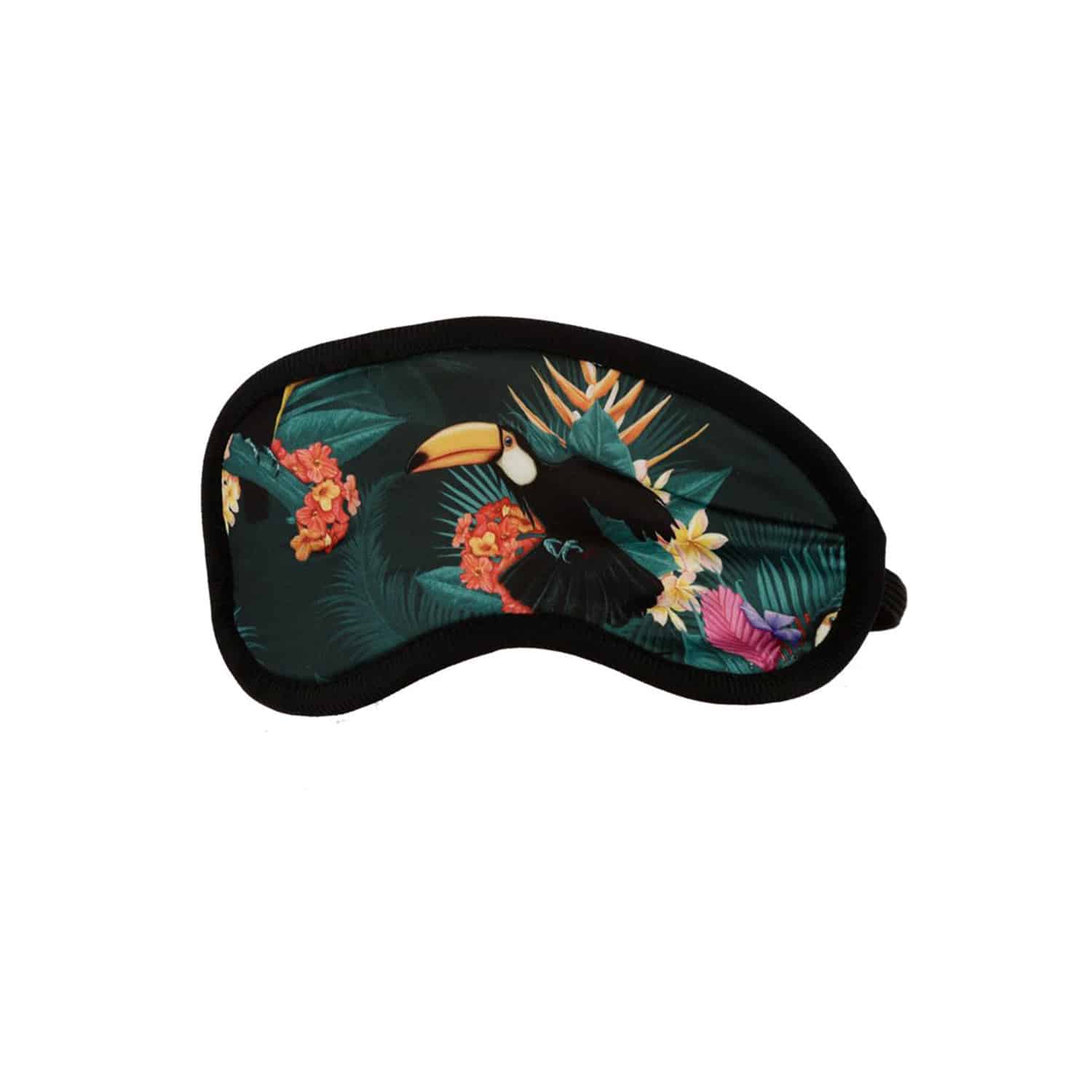Relaxeazzz Toucan Party Travel Pillow & Eye Mask Set