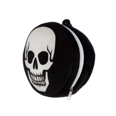 relaxezzz-skull-travel-pillow-and-eye-mask Relaxeazzz Lazy Bones Skull Round Travel Pillow & Eye Mask