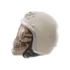 Skull with Helmet and Sunglasses