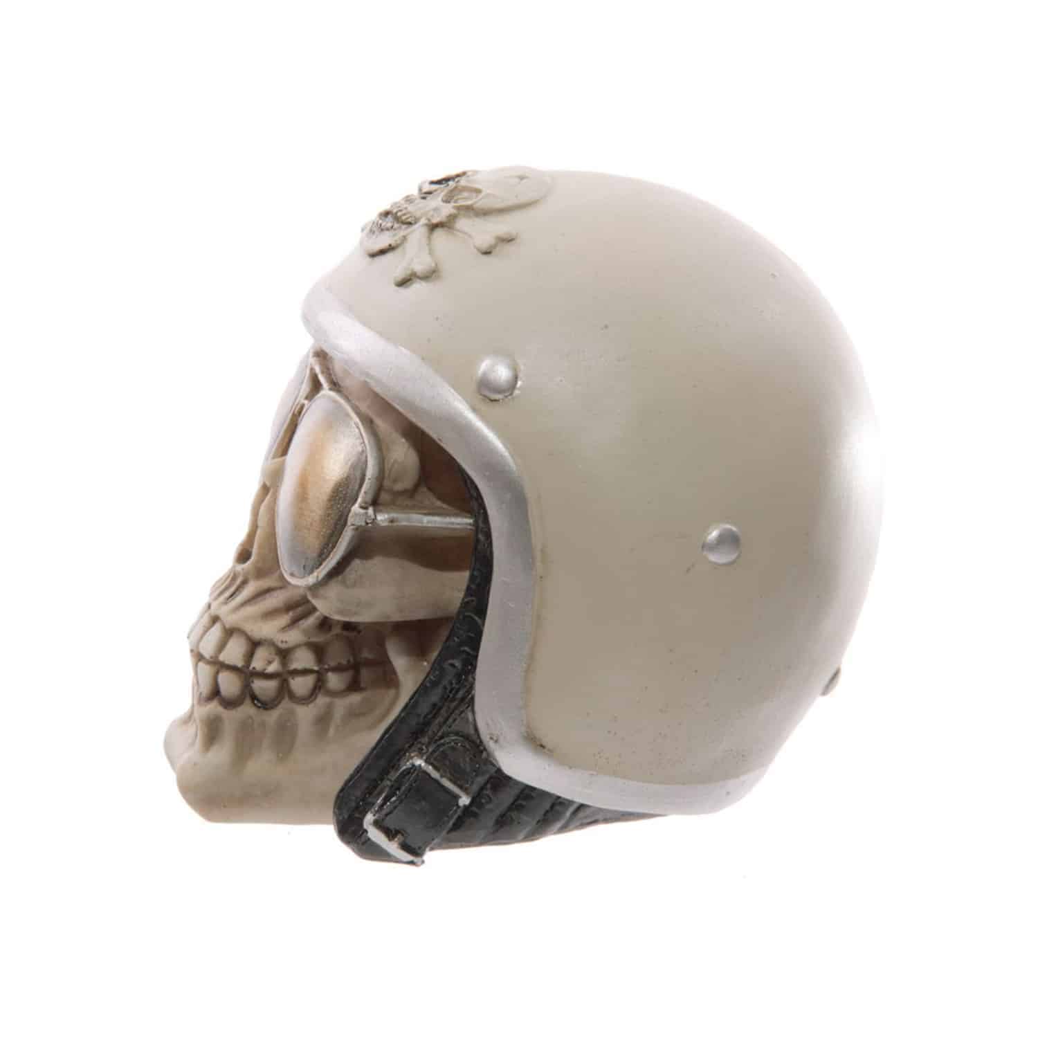 Skull with Helmet and Sunglasses