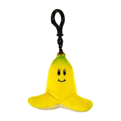 mario-banana-plush-hanger Mario Kart - Banana Mochi-Mochi Clip On Plush Hanger