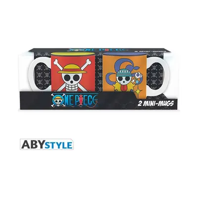 One Piece - Luffy & Nami Jolly Rogers Espresso Mugs 2-Pack