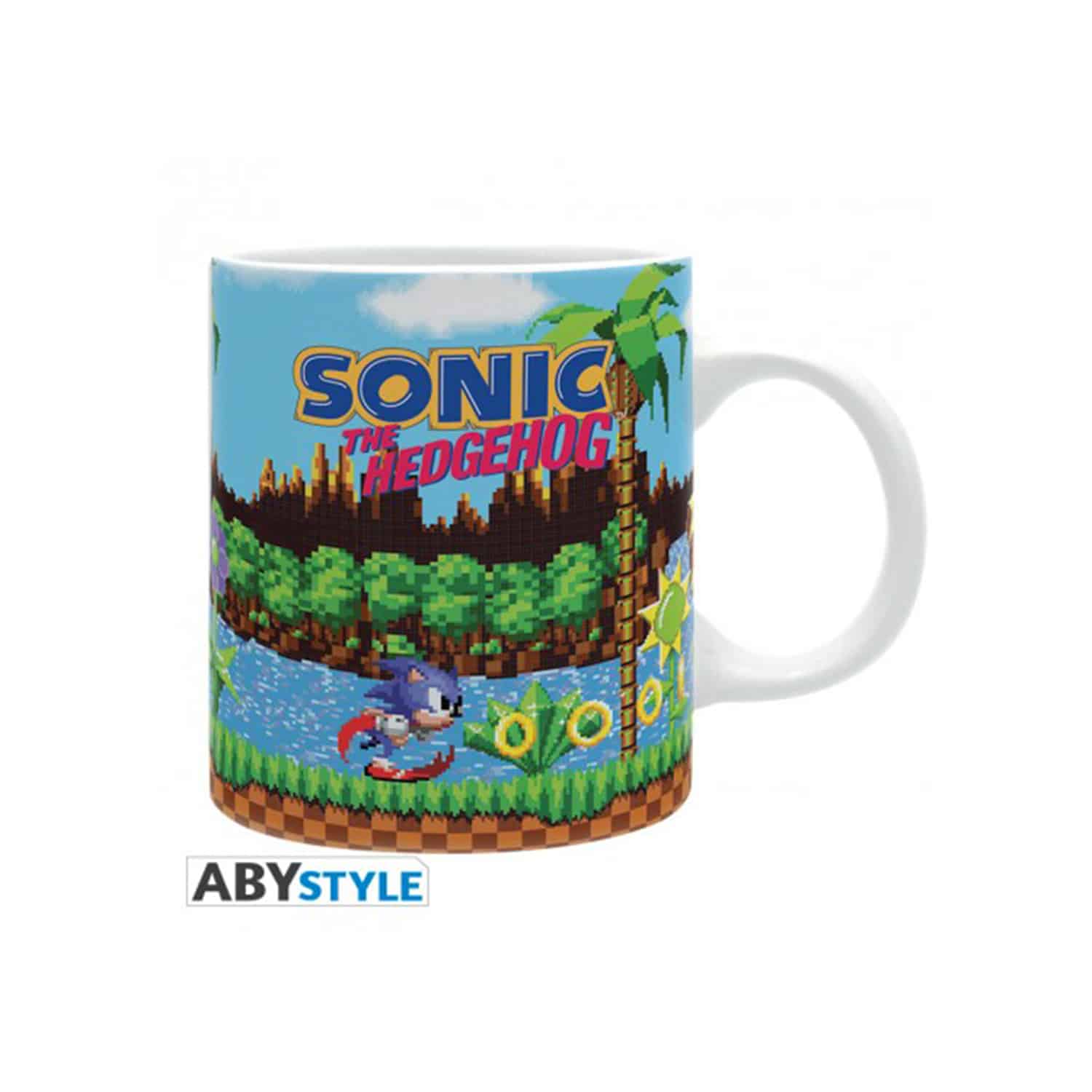 Sonic - Retro Green Hills Zone Mug