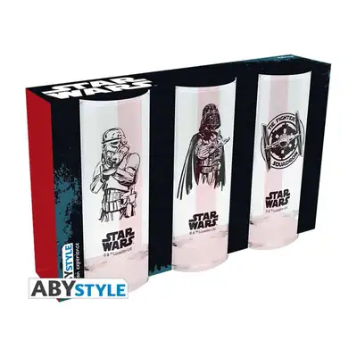 Star Wars -3 Glasses Set