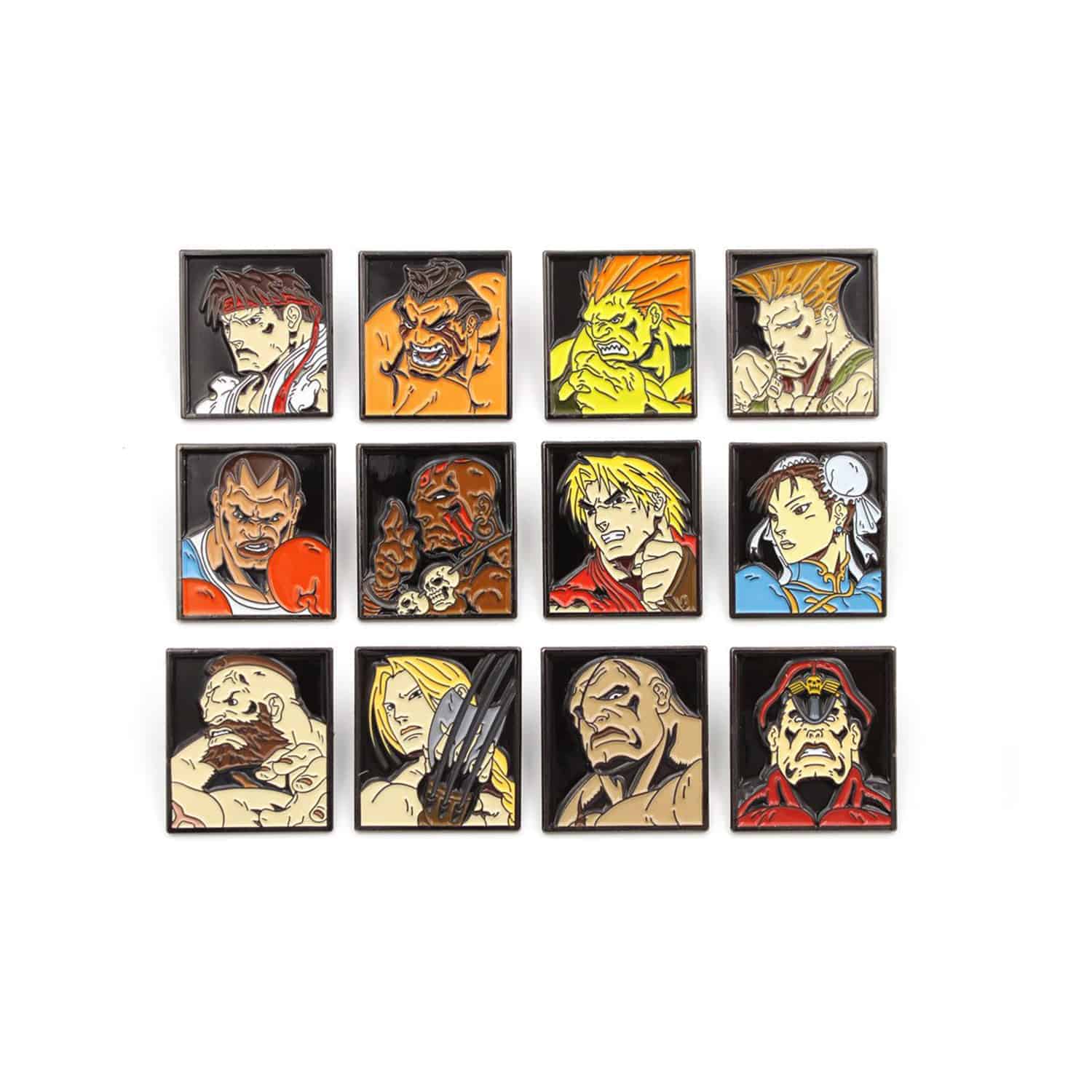 Street Fighter - Characters Pin Badges 12-Pack