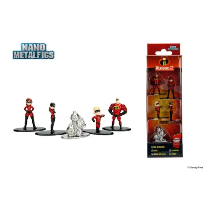 the-incredibles-metalfigs-nano Disney The Incredibles Nano Metalfigs Diecast 5-pack