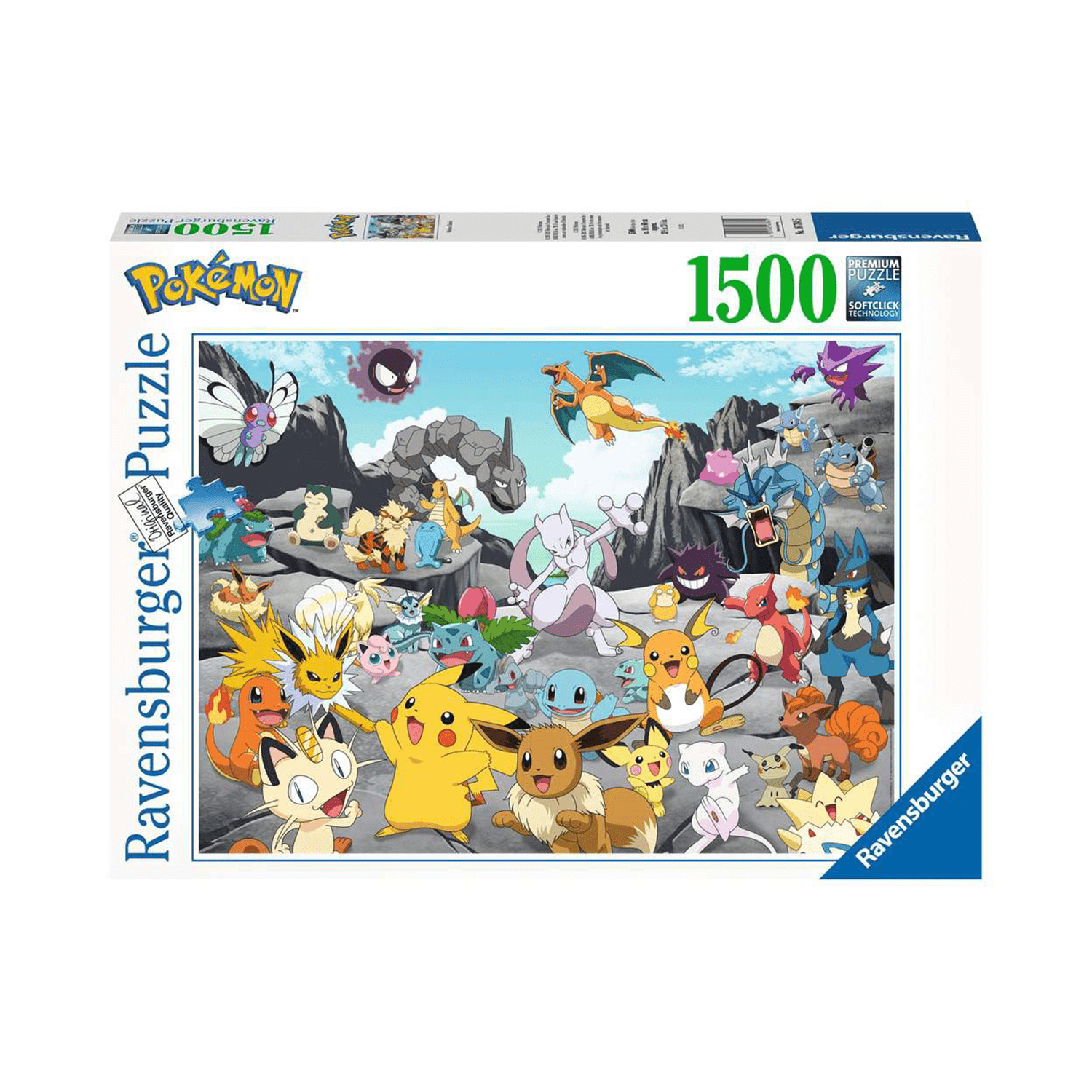 Ravensburger Pokemon Challenge Puzzle 1000 Pieces Multicolor