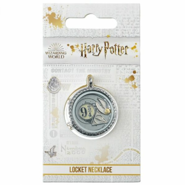 Harry Potter – Floating Charm Locket Necklace with 3 charms_4