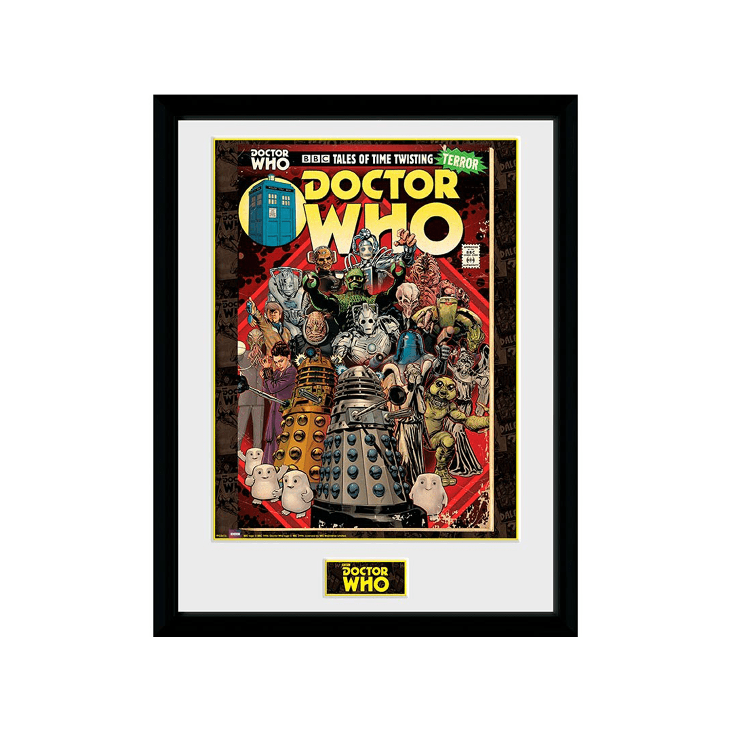 doctor-who-framed-poster-villains