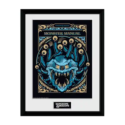 dungeon-and-dragons-monster-manual-framed-poster Dungeons & Dragons – Monster Manual Framed Poster