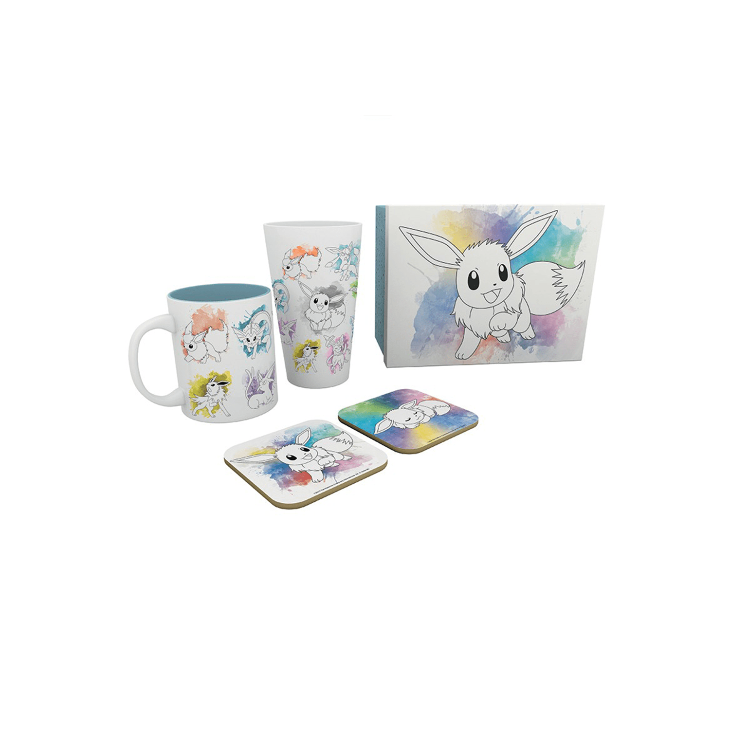pokemon-eeevee-mug-glass-coaster-set