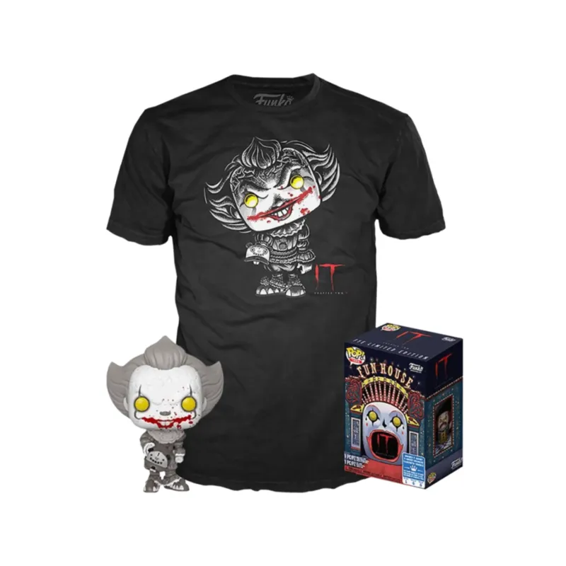 it-tee-in-a-box-funko-pop-pennywise IT POP! & Tee Box Pennywise “With I Love Derry” Tee