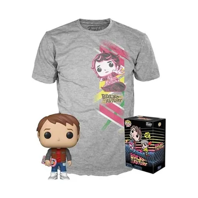 back-to-the-feature-pop-and-tee-marty Back to the Future Pop! & Tee Marty