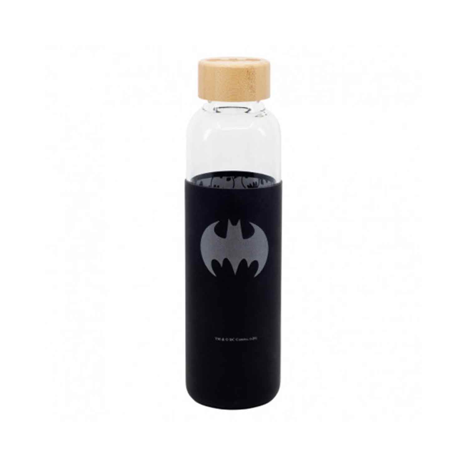 Batman – Batsymbol Glass Bottle with Silicon Cover 585ml – Sunnygeeks