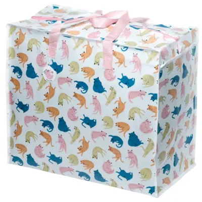 Cat's Life Zip Up Laundry & Storage Bag