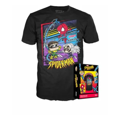 Funko Boxed Tee: Marvel Spider-Man – Spidey and the Black Cat Funko Boxed Tee: Marvel Spider-Man – Spidey and the Black Cat